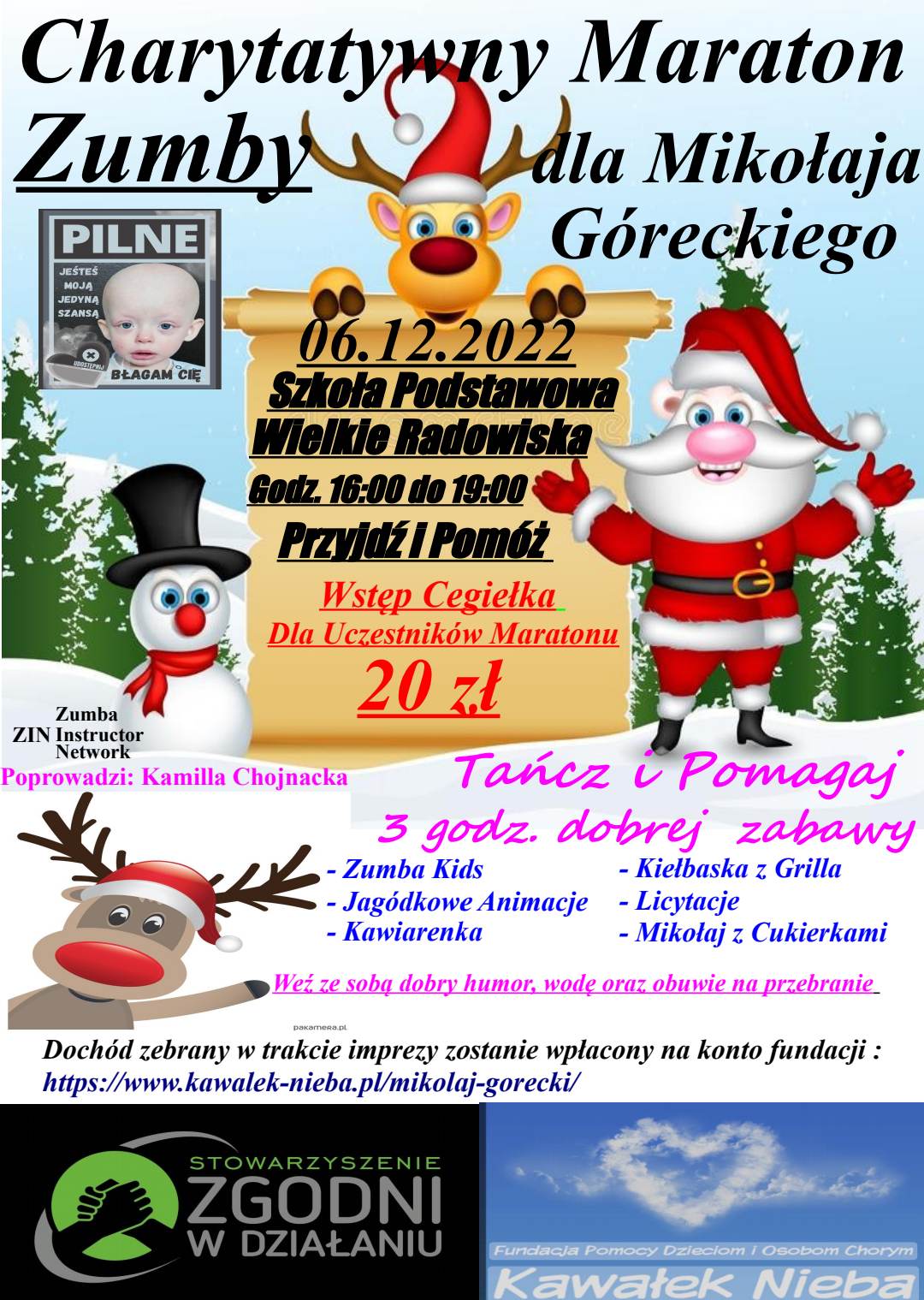 Maraton Zumby dla Mikołaja