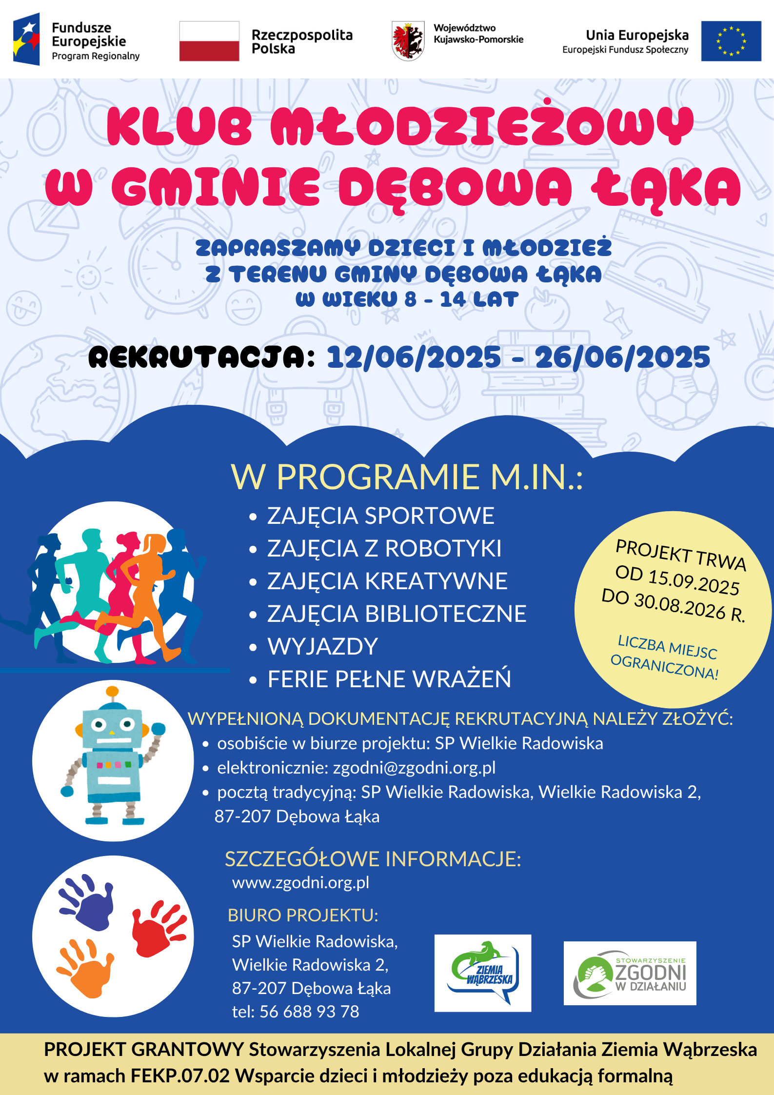 REKRUTACJA DO KLUBU MŁODZIEŻOWEGO